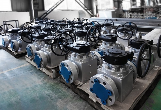 Top Mount Ball Valves With Extended Bonnet Flanged Ends For Oil And Gas Applications